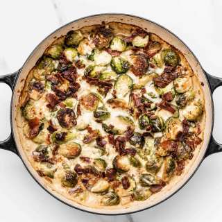 Brussels Sprouts au Gratin Recipe