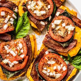 Tomato Bacon Cheese Toast Recipe