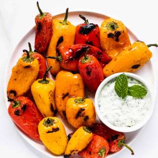 Grilled Mini Peppers Recipe