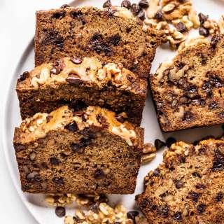 Chocolate Chip Walnut Banana Bread Recipe