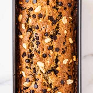 Peanut Butter Banana Bread Recipe