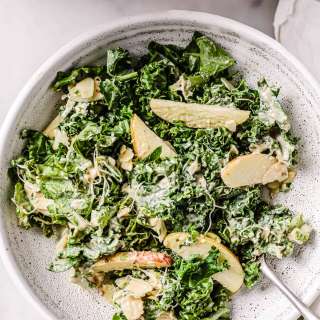 Creamy Kale Tahini Salad Recipe
