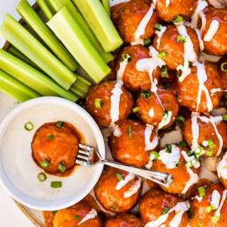 Buffalo Turkey Meatballs Recipe