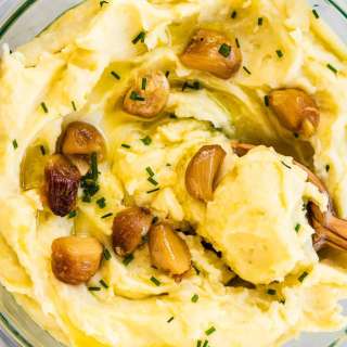 Roasted Garlic Mashed Potatoes Recipe