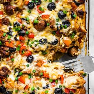 Breakfast Strata with Olives Recipe