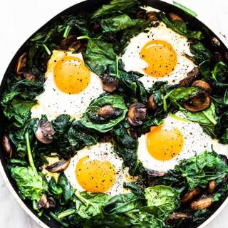 Spinach and Eggs Recipe