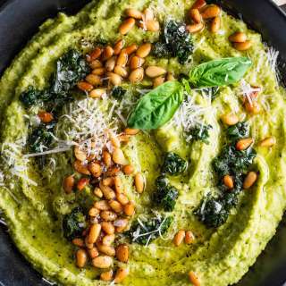 Pesto Hummus Recipe