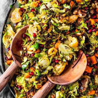 Fall Brussels Sprouts Salad Recipe