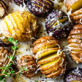 Mini Hasselback Potatoes Recipe