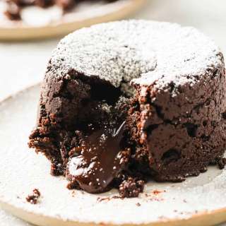 Chocolate Lava Cake with Salted Caramel Recipe