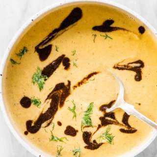 Roasted Fennel Black Garlic Soup Recipe