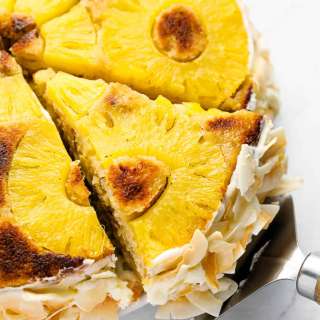 Pineapple Coconut Upside Down Cake Recipe