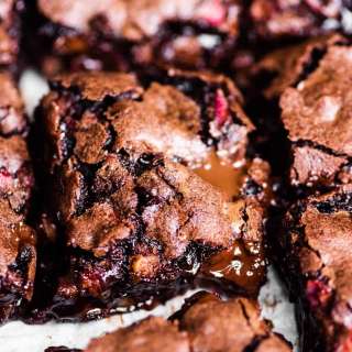 Chocolate Rhubarb Brownies Recipe