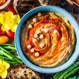 Harissa Hummus Recipe
