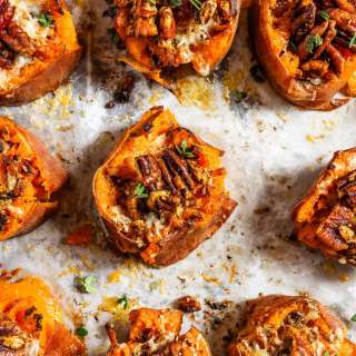 Smashed Sweet Potatoes Recipe