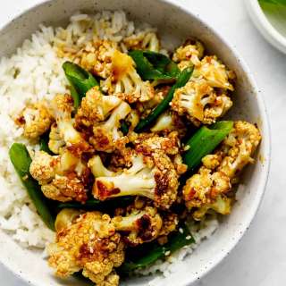 Baked General Tso's Cauliflower Recipe