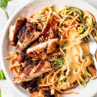 Coconut Curry No Cook Veggie Noodles Recipe