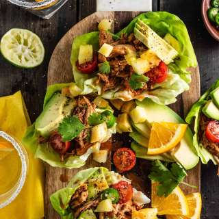 Chicken Lettuce Taco Boats Recipe