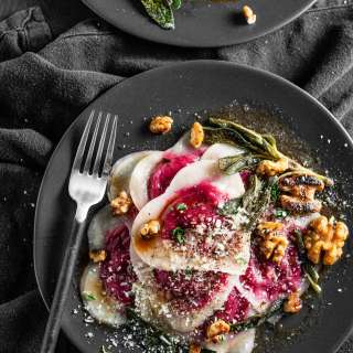 Beet and Goat Cheese Ravioli Recipe