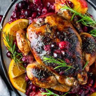 Cranberry Roasted Chicken Recipe