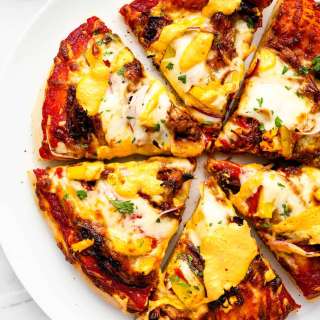 Gochujang Pulled Pork Korean Pizza Recipe