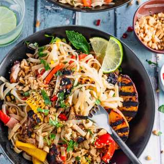Grilled Chicken Pad Thai Recipe