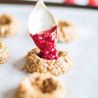 Almond Butter Thumbprint Cookies Recipe