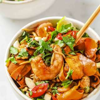 Carrot Noodle Pad Thai Recipe