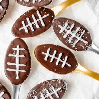 Chocolate Football Spoons Recipe