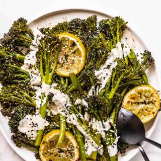 Broccolini with Tahini Sauce Recipe (inspired by Ottolenghi)