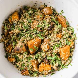Autumn Quinoa Salad with Sweet Potatoes Recipe
