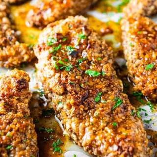 Paleo Honey Garlic Chicken Fingers Recipe
