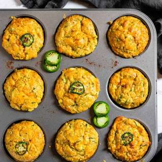 Zucchini Cornbread Muffins Recipe