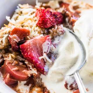 Strawberry Rhubarb Cobbler Recipe