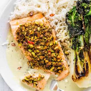 5-Ingredient Pistachio Crusted Salmon Recipe
