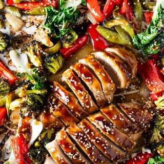 Asian Chicken Sheet Pan Dinner Recipe