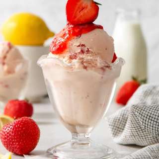 Strawberry Lemonade Ice Cream Recipe