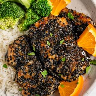 Baked Sesame Orange Chicken Recipe