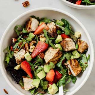 Strawberry Balsamic Chicken Salad Recipe