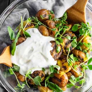 Grilled Smashed Potato Salad Recipe