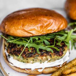 Chicken Feta Spinach Burger Recipe