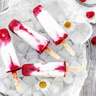 Coconut Raspberry Popsicles Recipe