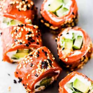 Tzatziki Avocado Salmon Rolls Recipe