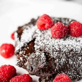 Flourless Chocolate Molten Lava Cake Recipe