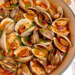 Clams and Chorizo