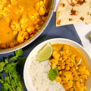 Cauliflower Chickpea Curry