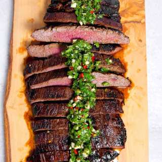 Marinated Flank Steak with Chimichurri