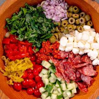Spicy Italian Pasta Salad