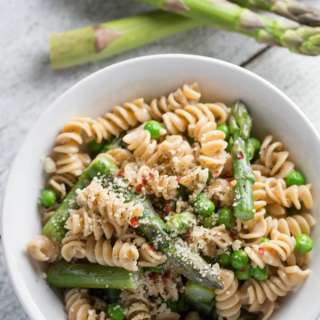 Spring Time Pasta with Asparagus and Peas