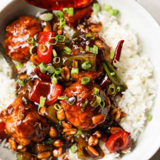 Kung Pao Chicken Meatballs